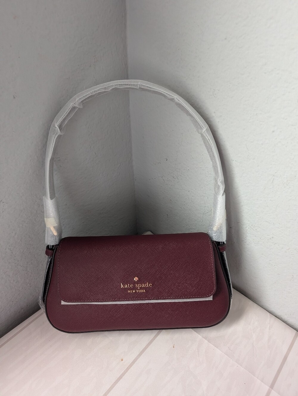 NWT Kate Spade KP893 Gwen Shoulder Bag In Grenache